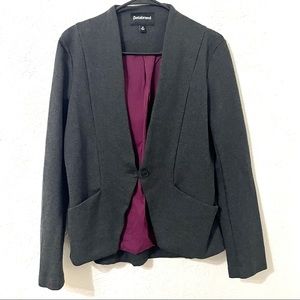 Betaband Grey Active Career Yoga Blazer M